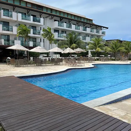 Flat Laguna Beach Vista Piscina 1 km Praia Principal Porto de Galinhas-3